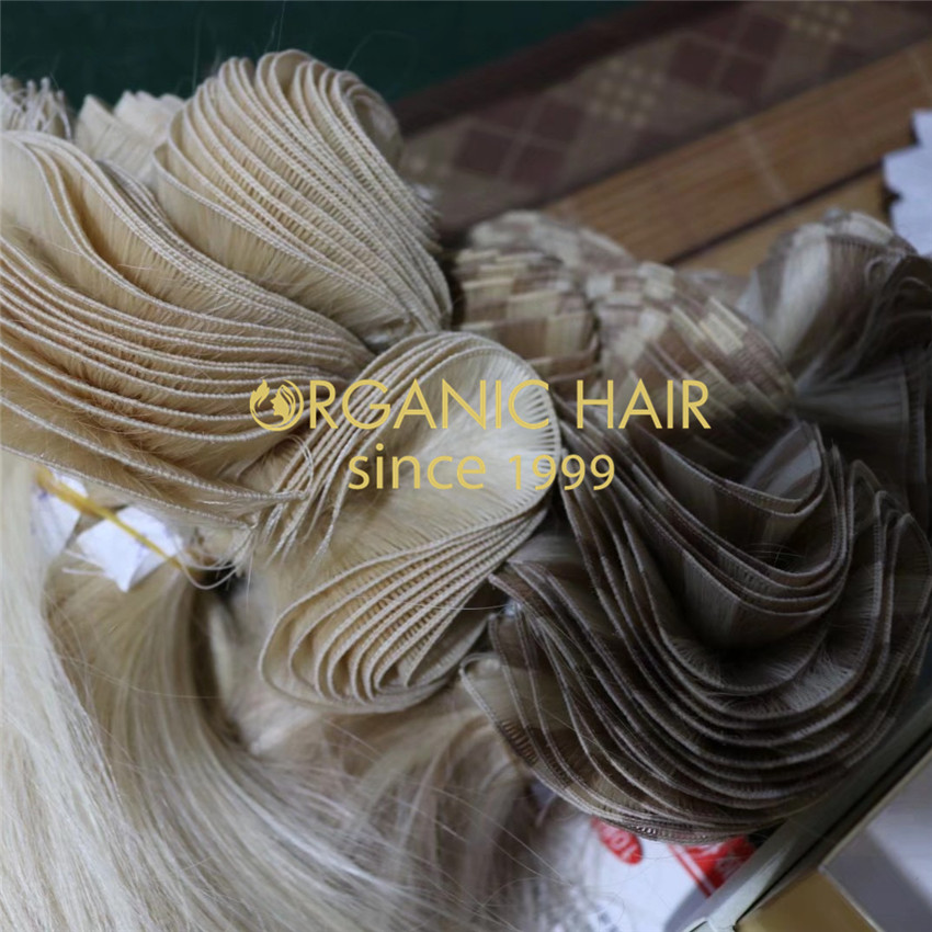 Wholesale hair bulk hand tied wefts with best qulaity,affordable price A213